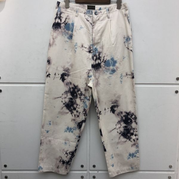 

kapital overdry 1:1 tie dye canvas elastic sweatpants men's working pants g62z, Black
