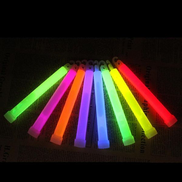 

party decoration glow supplies essential 6-inch multi-color light stick camping emergency decorative fluorescent lamp