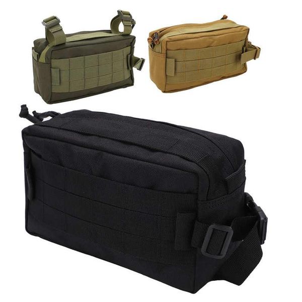 

outdoor bags molle waist pack shoulder bag pouch 1000d nylon for