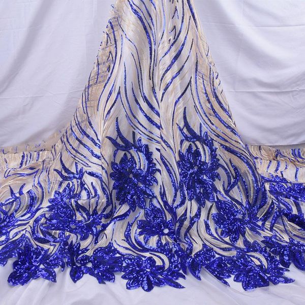 

ribbon 5 yards explosions sequin lace fabric sequined embroidered african, Pink;blue