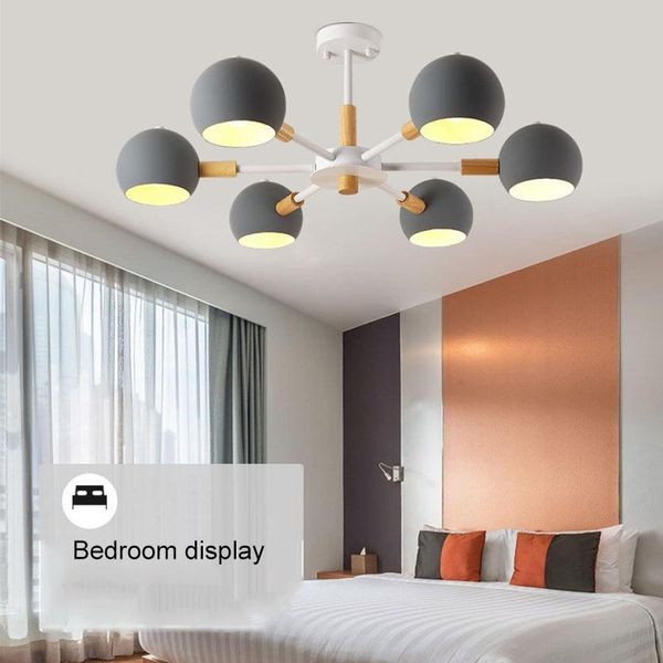

pendant lamps nordic wooden led chandelier modern dining light ceiling living lamp bedroom lights factory direc