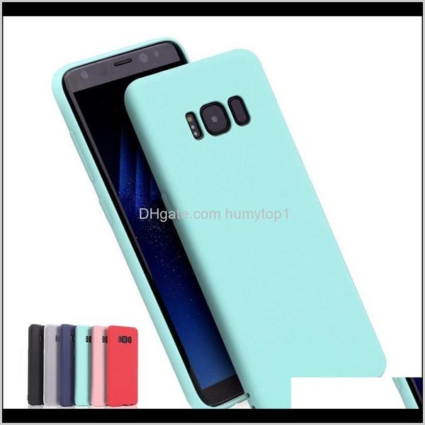 

new matte solid candy color tpu case for samsung galaxy s10 s20 plus ultra note 10 pro silicone soft rubber phone case cover slim zoji cztds
