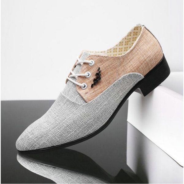 

dress shoes british fashion men wedding business man pointed toe brogue bullock office footwear big size 38-45 ghj78, Black