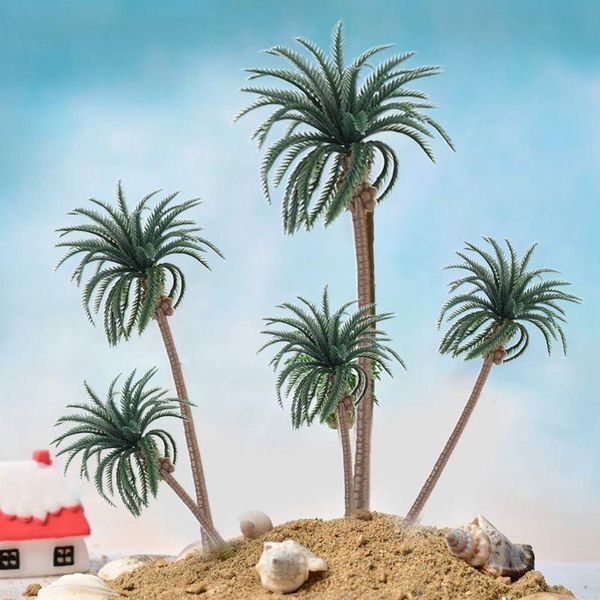 

30pcs artificial coconut palm trees scenery model miniature architecture trees