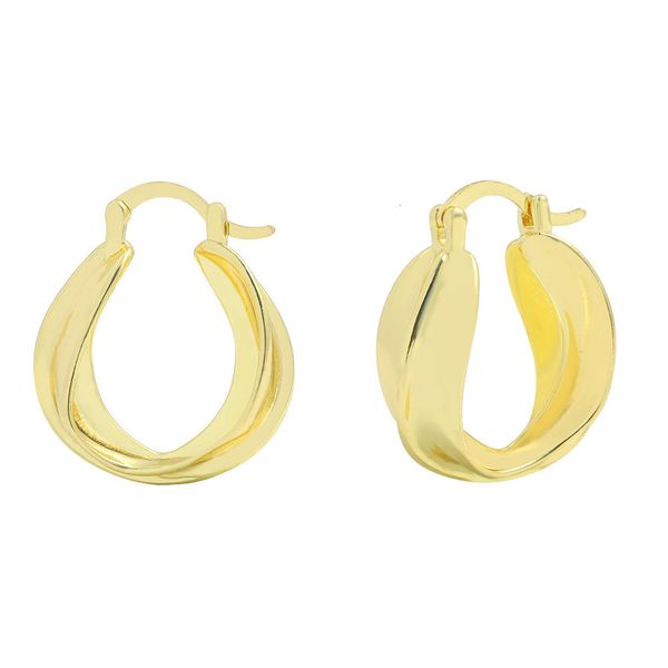 

exaggerated style irregular geometric fashion women's trend versatile adjustable ring buckle earrings, Silver