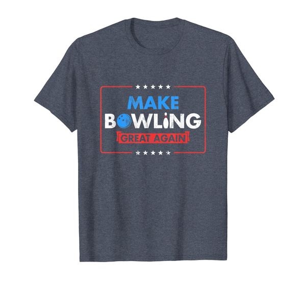 

Make Bowling Great Again Witty Team Leader Bowler TShirt, Mainly pictures