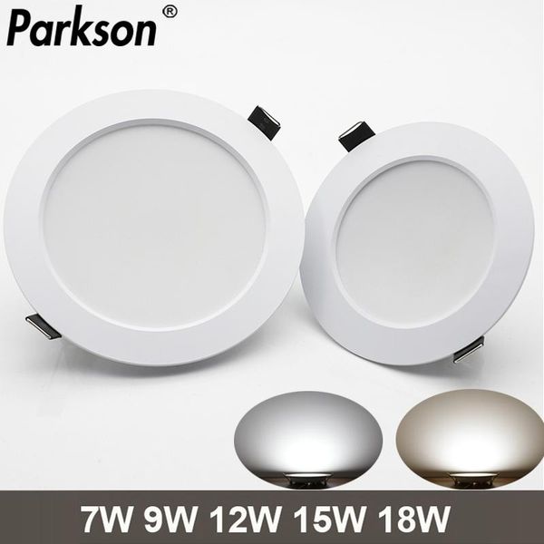 

ac 220v-240v led downlight waterproof spot light 18w 15w 12w 9w 7w round recessed ceiling downlight led lamp ceiling lamp