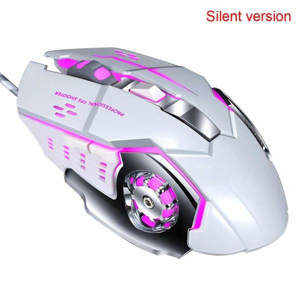 

mechanical macro programming 7 color luminous gaming mouse 4 gear dpi adjustable q1jf