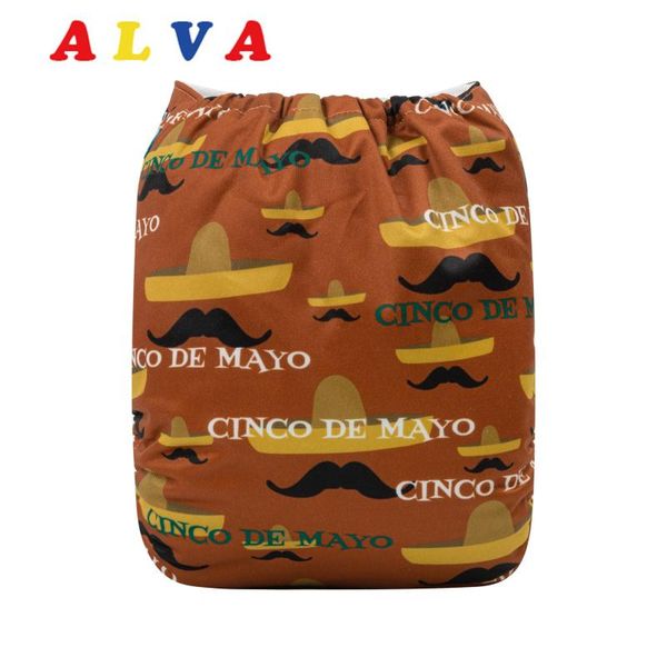 

alvababy cloth diapers baby new designed positioned cloth nappy with 1pc diaper insert