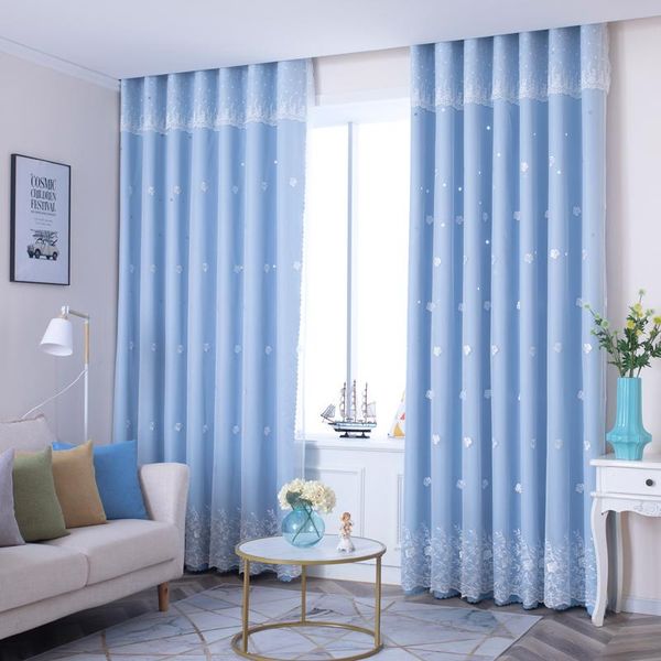 

curtain & drapes customized modern light luxury shading net red style tiktok princess girly bedroom living room double