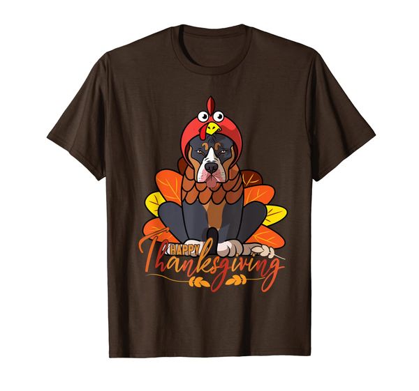 

funny dog costume pitbull thanksgiving t-shirt, White;black