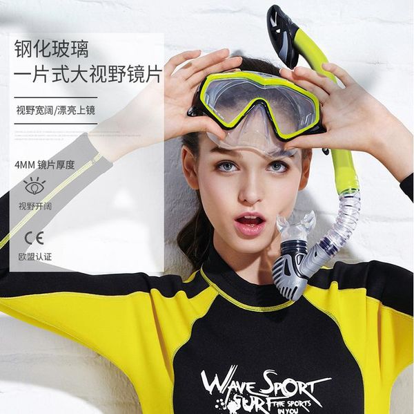 

diving masks mask silicone full dry snorkeling suit for face equipment