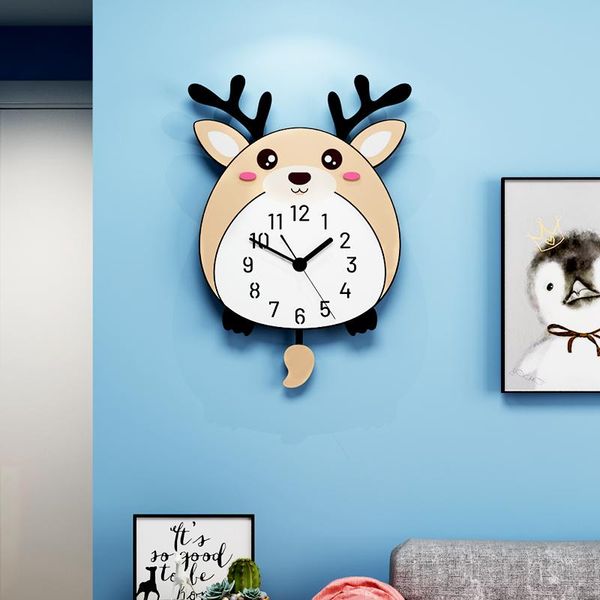

wall clocks meisd cartoon toy clock creative quartz silent home decoration living room cute for kids