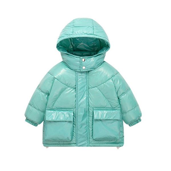 

down coat winter girls boys coats children snow parkas kids outerwear windproof waterproof outdoor warm student jacket, Blue;gray