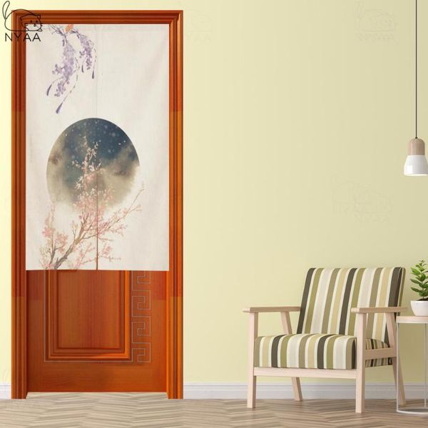 

curtain & drapes cotton linen half chinese style vintage bedroom home decoration partition bathroom