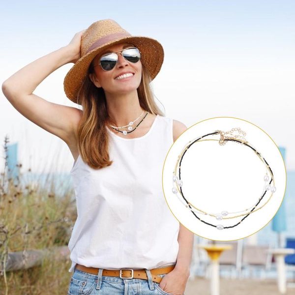 

other 1 set bohemian style necklace decorative choker (assorted color)