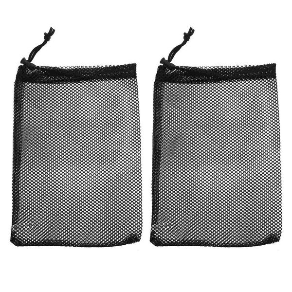

car organizer 2pcs golfs net bag storage sleeves protective holders (black)
