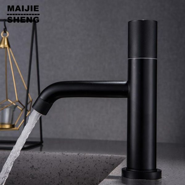 

bathroom sink faucets single hole matte black basin faucet and cold mixer water tap