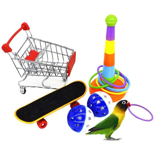 

gnaw training toy set interactive parrot appliance funny bird activity playing