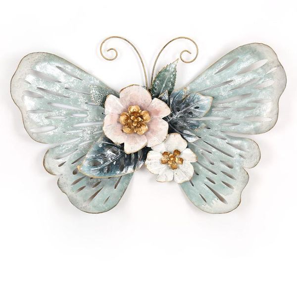 

wall stickers europe wrought iron butterfly craft decoration metal ornament restaurant el home sofa background murals accessories