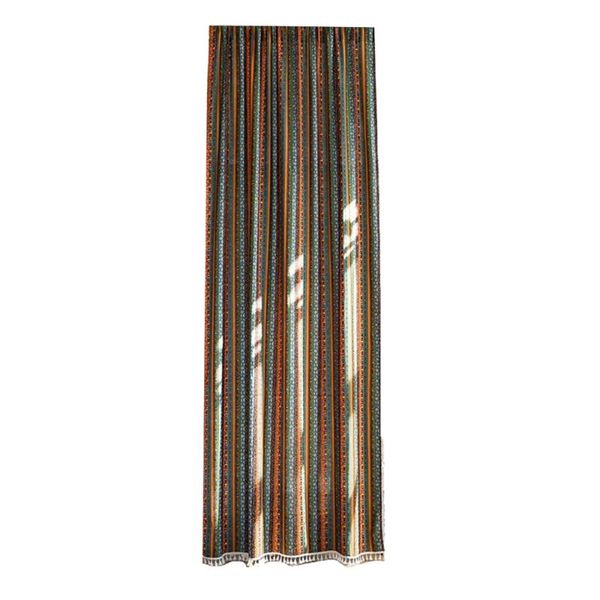 

shower curtains striped blackout curtain ethnic style tassel design for home