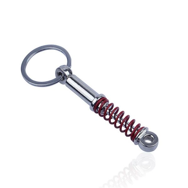 

keychains 2021 race car stalls absorber manual shift gear keyring auto car's parts toy short shifter knob metal gift a078, Silver