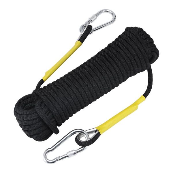 

cords, slings and webbing 20m climbing rope with buckle rock cord outdoor hiking accessories high strength safety