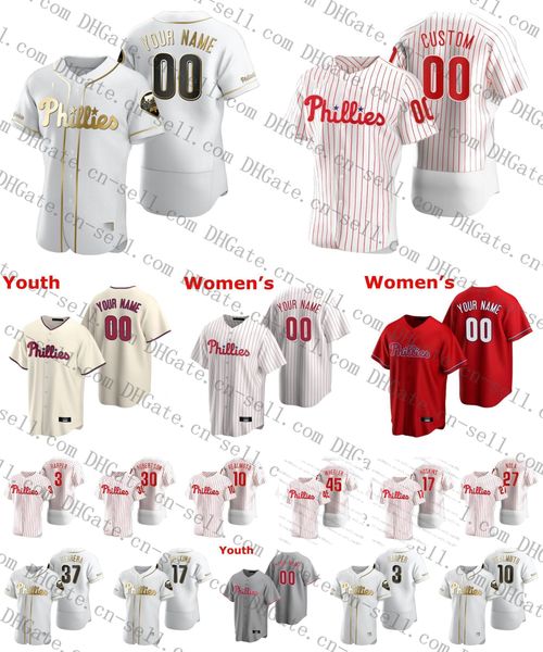 

custom philadelphia 2020 philli 3 harper jersey 10 jt realmuto philadelphia 45 zack wheeler 17 rhys hoskins 27 aaron nola mike schmidt, Blue;black