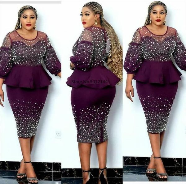 

ethnic clothing african dresses for women 2021 summer 2 piece set dashiki diamonds bodycon dress clothes fashion robe africaine femme, Red