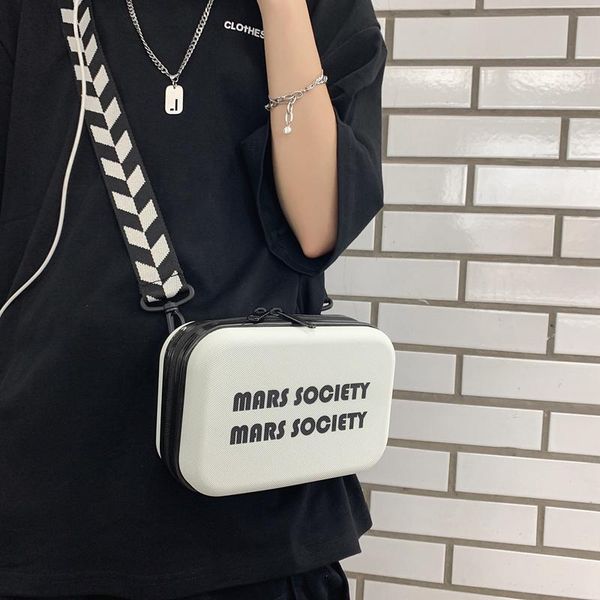 

cross body messenger bag couple street personality stereotyped square box shoulder ins fashion brand diagonal sports small satchel