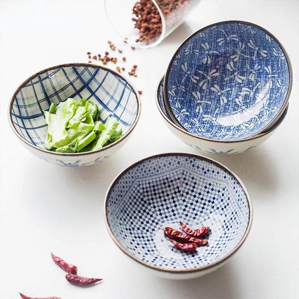 

bowls 4.7inch japanese ceramic cereal bowl dip soy sauce dish kitchen dessert sushi microwave oven safety
