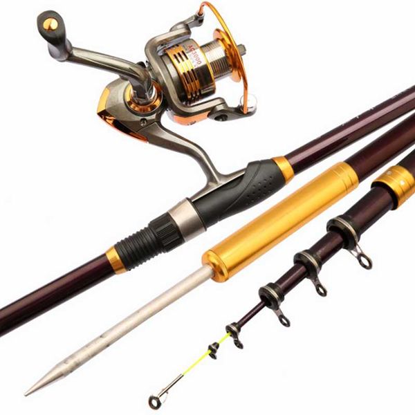 

boat fishing rods carbon fiber rotating rod 1.8 / 2.1 2.4 2.7 3.0m ultra-light and hard portable outdoor tool