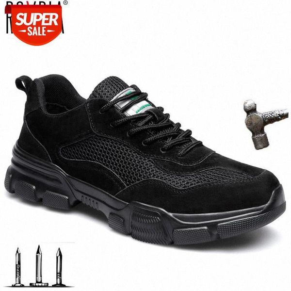 

roxdia men's safety shoes work shoes light and breathable in summer, impact proof, puncture proof fashion protectionrxm607 #ua5z