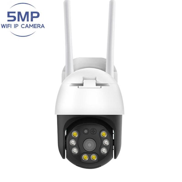 

wifi ip camera ptz security externa video surveillance 5mp wireless 360 outdoor waterproof infrared night vision smart home