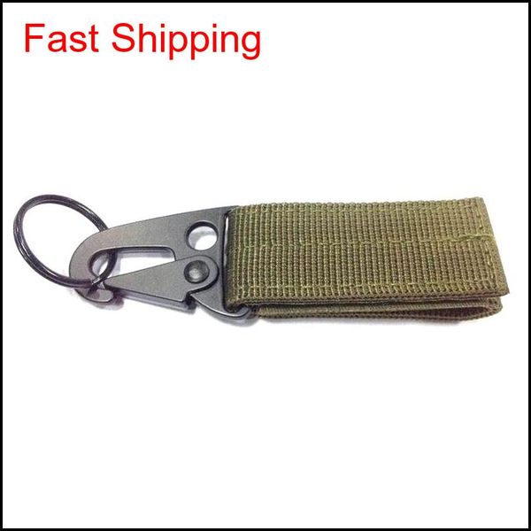 

wholesale outdoor gadgets military tactical multifunction carabiner clip clasp nylon webbing buckle hanging olecr jllvih yyysports