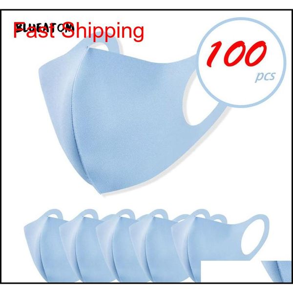 

30pcs black/pink washable reusable kpop face mouth mask 3d cloth dust safety fashion designer women men bts qylijh luckyhat, Silver