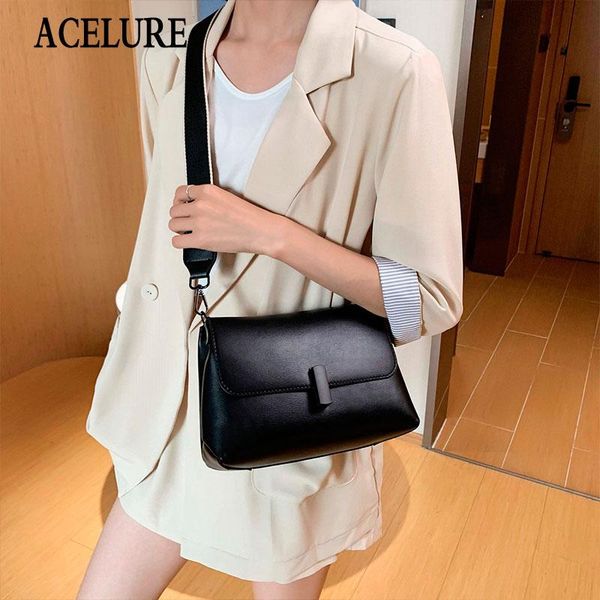 

cross body acelure solid color women handbag luxury messenger bag soft pu leather shoulder crossbody fashion ladies bolsas
