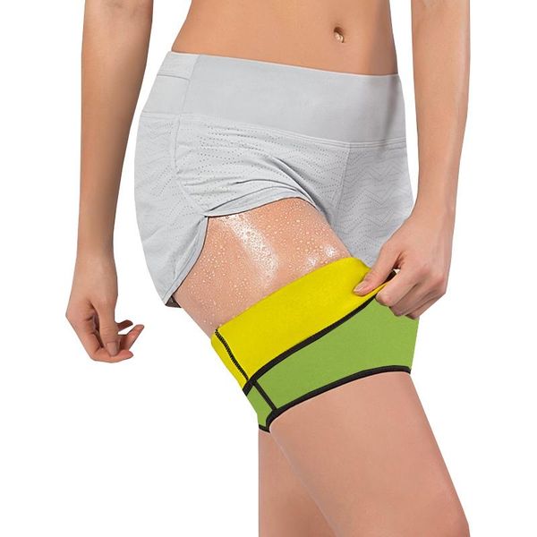 

women's shapers body shaper neoprene thigh slimming sauna sleeve women legs trimmer compression leg sleeves one pair weight loss shapew, Black;white
