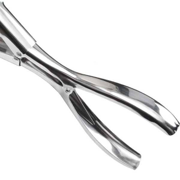 

stainless steel bbq grilling tong barbecue salad bread clip pastry clamp d0ld