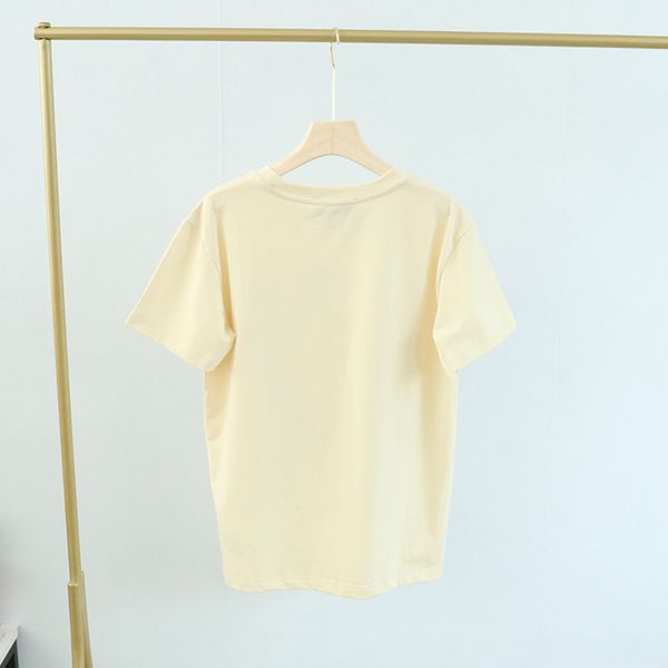 

chao brand cartoon dingdang cat short sleeve 2121 early spring men's women's floral machine cat loose large t-shirt90, White