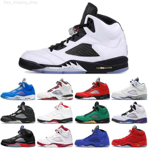 

fashion bluebird 5 5s men shoes stealth what the raging bull alternate bel trainers sports sneakers size 7-13, White;red