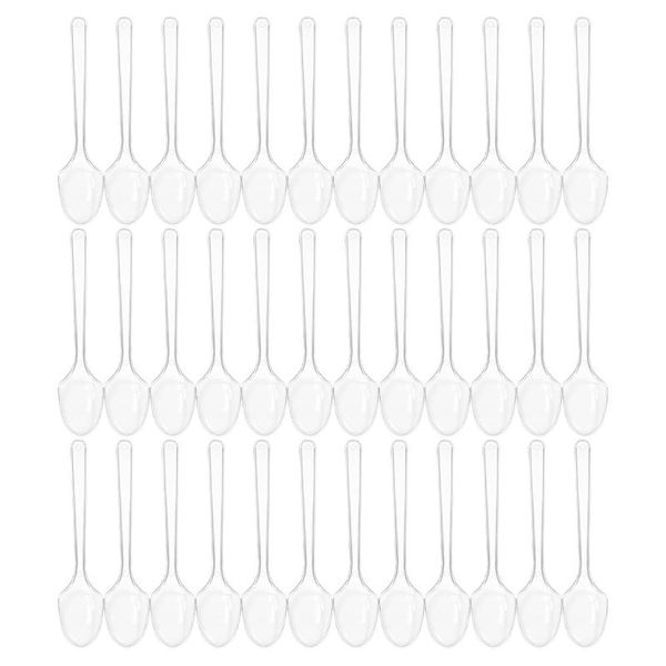 

disposable flatware 200pcs ice cream spoons dessert cake fruit