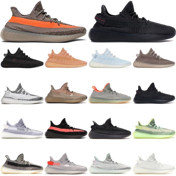 

wholesalemen women running shoes yeezy reflective mono cinder clay ice mist zebra cream cloud white bred beluga ash pearl static zyon blue t