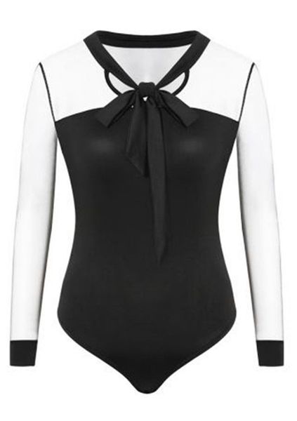 

women long sleeve bodysuit stretch ladies leotard body tshirt jumpsuit new, Black;blue