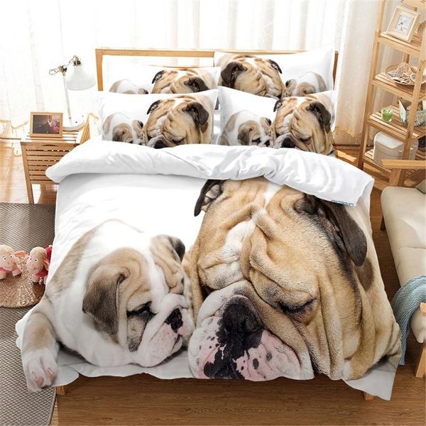 

bedding sets 3d dog set  duvet cover bed cotton bedroom