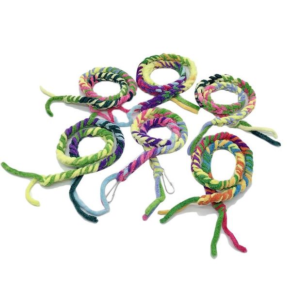 

small animal supplies parrot climbing cotton rope standing perch pet hamster rat hammock swing hanging toy