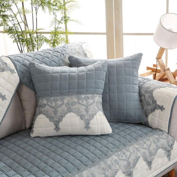 

chair covers autumn&winter lace sofa cushion beige towel four seasons general cover contracted antiskid bed