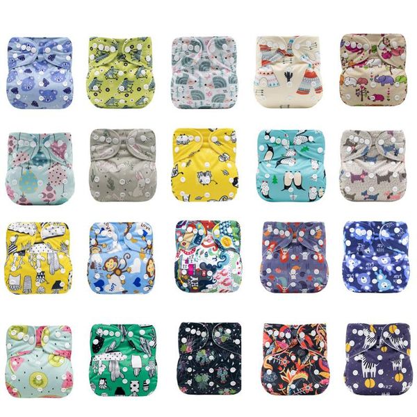 

cloth diapers 3pc/5pc baby diaper set reusable washable cover adjustable eco-friendly nappy 3-15kg nappies with ocket