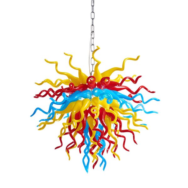 

modern handmade lamps blown chandeliers multi color home decor lighting style hanging pendant lights