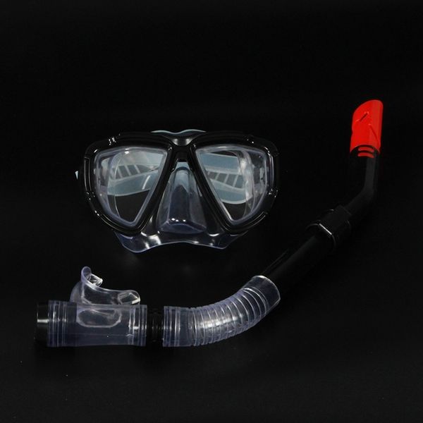 

Swimming silicone breathing tube set diving frog goggles swimming equipment